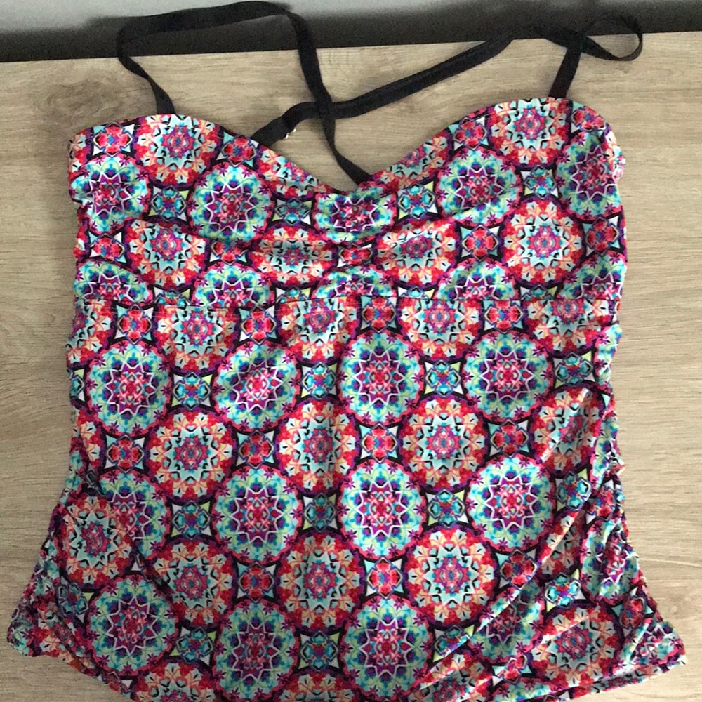 Tankini with Criss Cross Back Size XL